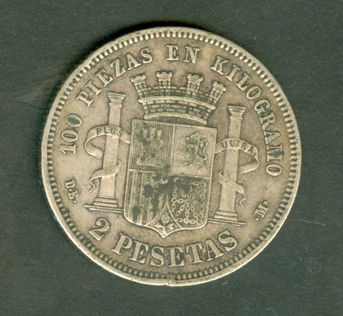Espagne pesetas 1870 etat - 2,