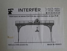 HO LAITON PORTIQUE DE MANUTENTION PLM INTERFER ref G 1000