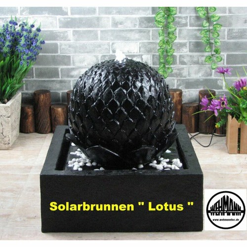 Fontaine solaire lotus - solaire, "lotus"