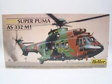 HELLER - 1/72 - SUPER PUMA HELICOPTER AS 332 M1 - NO. 80367 - COMPLETE - OLD -