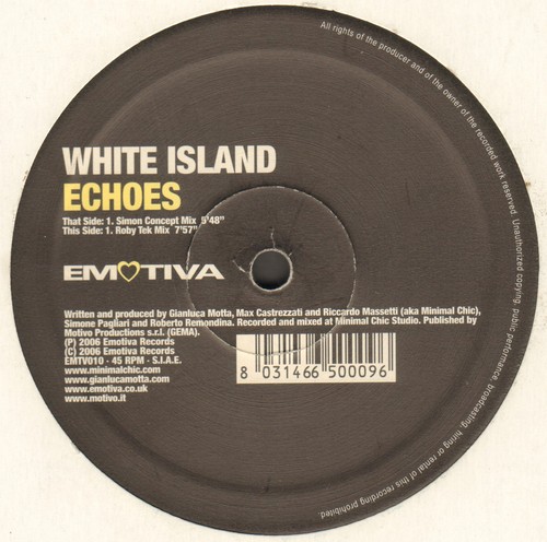 White island echoes - white,