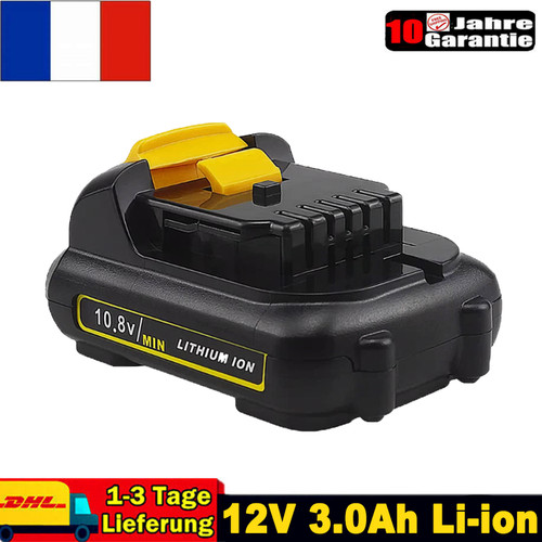 12v 3000mah batterie - 10.8v/12v,