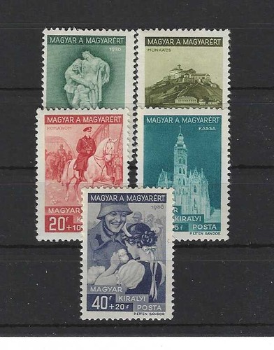 Hongrie yvert 519 - yvert, 519/523