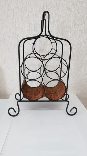 Porte bouteilles metal forgé