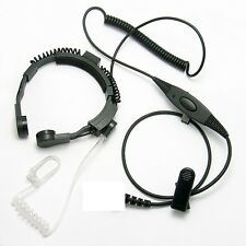 LARYNGOPHONE MILITAIRE POUR MOTOROLA ET COBRA PROFESSIONNEL , MODELE POLICE FBI