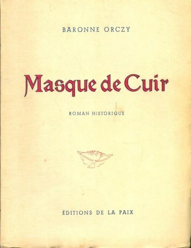 Masque cuir baronne - masque, orczy