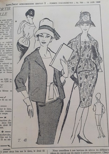 Patron tailleur blouse veste - tailleur,