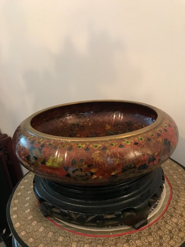 Cloisonne coupe bol vase - vase, pot