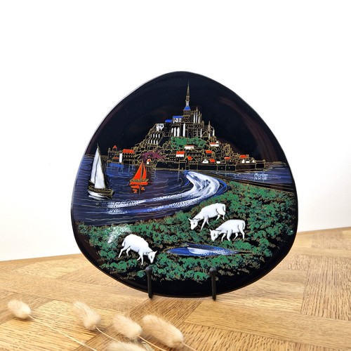 Assiette émaux longwy - de,