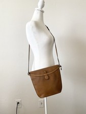 RARE VTG Unisex Delvaux Cognac
