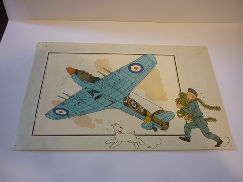 Chromo image chèque tintin - image,