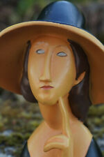 MO03  FIGURINE STATUETTE BUSTE JEANNE HEBUTERNE    MODIGLIANI 11CM PARASTONE 