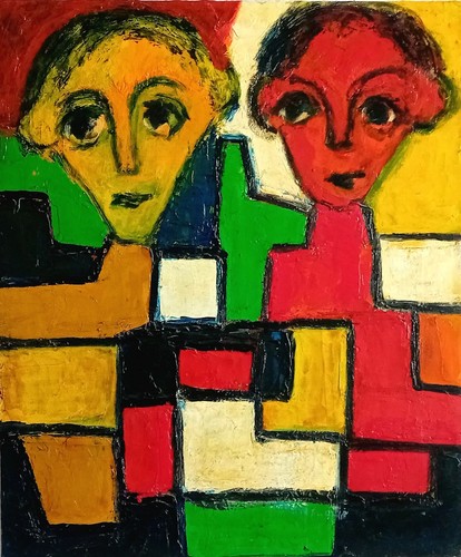 Tableau art brut - tableau,