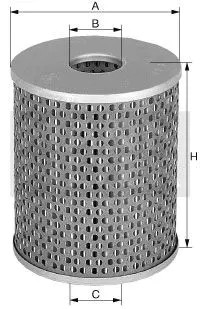 Filtre huile cartouche - à,