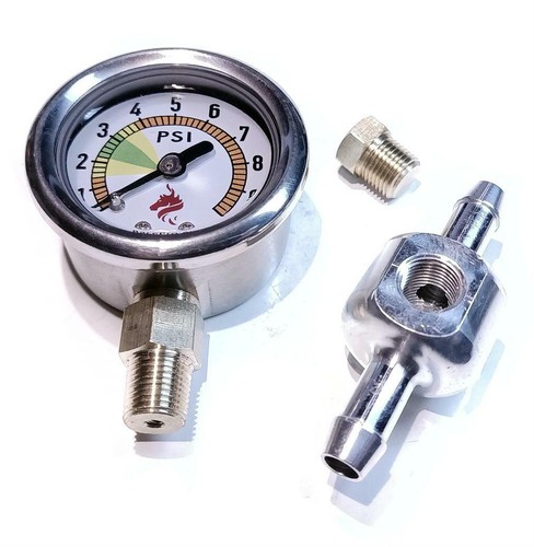 Fuel pressure gauge 10psi - pressure,