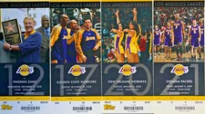 Vintage 2008-2009 Los Angeles Lakers Season Ticket Stubs - Kobe Bryant!!!