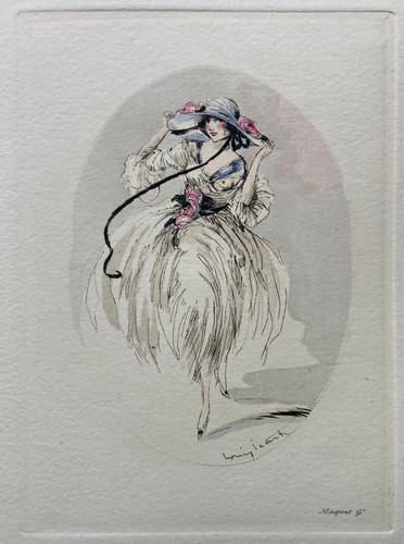 Louis icart gravure originale - louis,