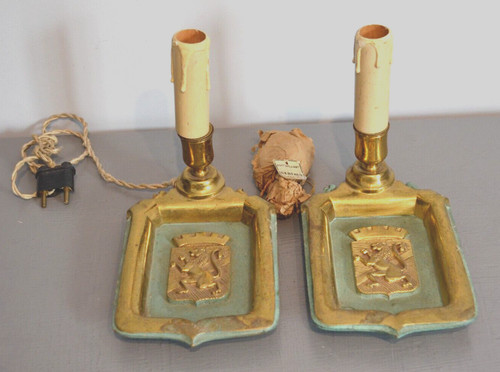 Lampes chevet bronze - de,