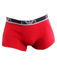 EMPORIO ARMANI BOXER HOMME TAILLE XL COLORIS ROUGE 95% COTON REF 8P715