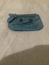 Porte Monnaie  Bleu Avec Des