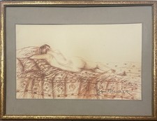 Dessin Sanguine Cadre 20ème