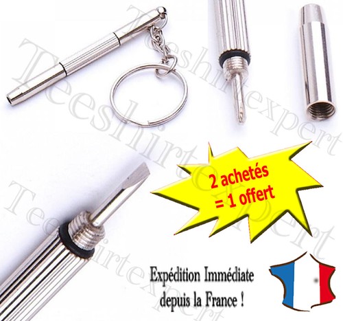 Porte clé tournevis - clé, en