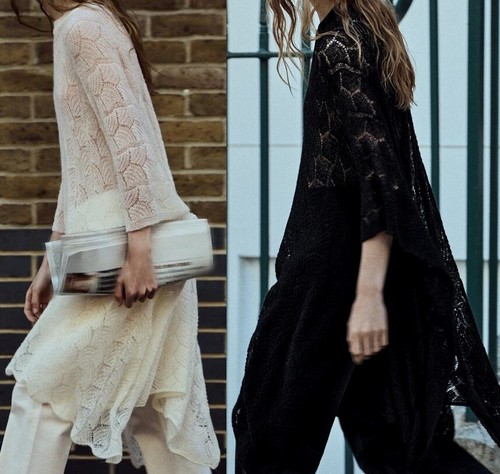 Zara très grand laine ouvert - zara,
