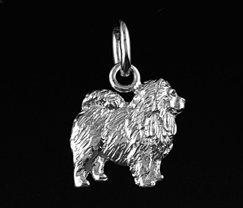 Pendentif chien chow - pendentif,