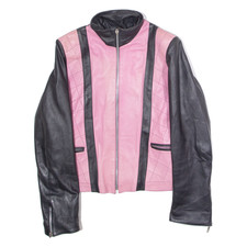 Femmes Veste Motard Rose