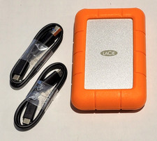 LaCie Rugged Portable USB-C Enclosure for up to 5TB 15mm thick SATA 2.5" HDD