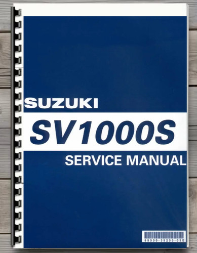 Suzuki sv1000s service manual - sv1000s,