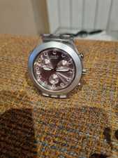 Vintage Irony Diaphane Chrono Metallic Pink Swatch 