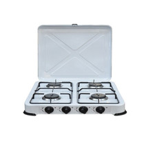 Fourneau À Gaz 4 fuochi Acier
