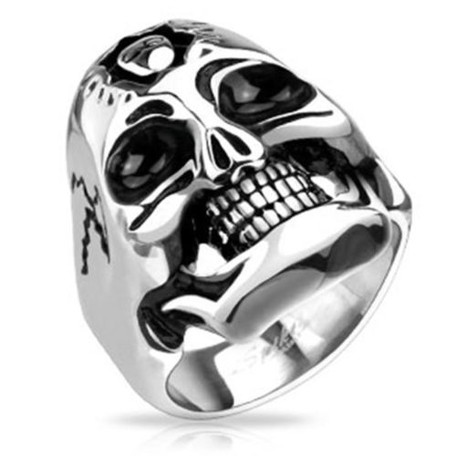 Bague chevaliere homme acier - bague,