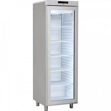 Armoire inox vitrée positive