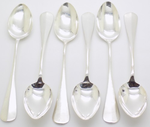13cm silver spoons 800 - 6, x