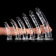Fake-Dick-Big-Jelly-Dildo-Realistic-Penis-Suction-Cup-Anal-Butt-Plug-Women-Dong