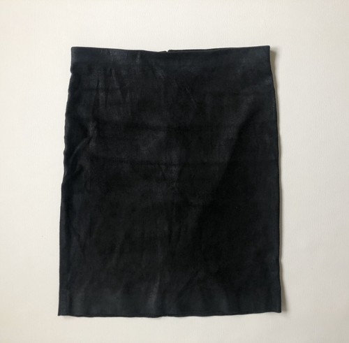 Jupe cuir velours agneau - jupe,