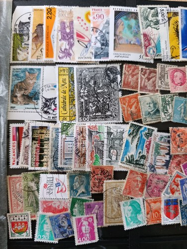Lot timbres france - 90,
