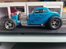 Carrera Exclusiv Hot Rod 1/24 avec Lumières excellent État(Scalextric, Ninco..) 