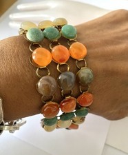 Bracelet Manchette Cabochon