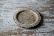 Assiette en bois ancienne 18°