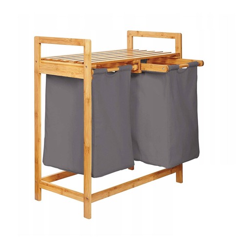 Panier linge bambou avec - linge,