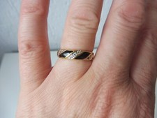 Beau Bizarre Anneau Doré _