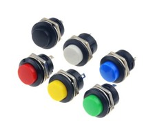 Bouton Rond 16Mm AC 250V 3A