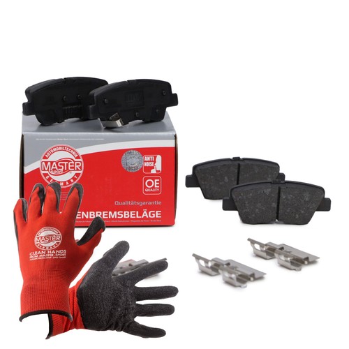 Plaquettes frein gants - de, +