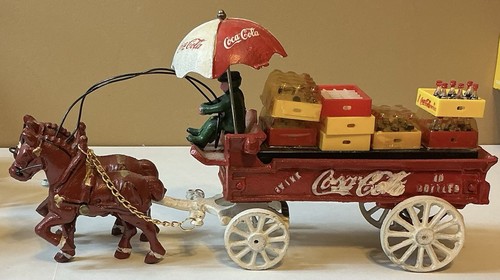Vintage coca cola cast - cola, iron