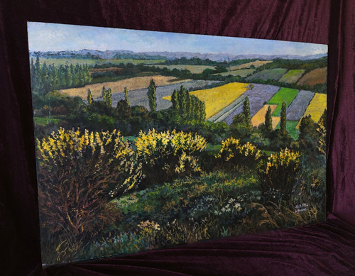 Tableau ancien peinture huile - tableau,