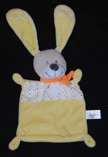 Doudou plat lapin jaune - 🐰,