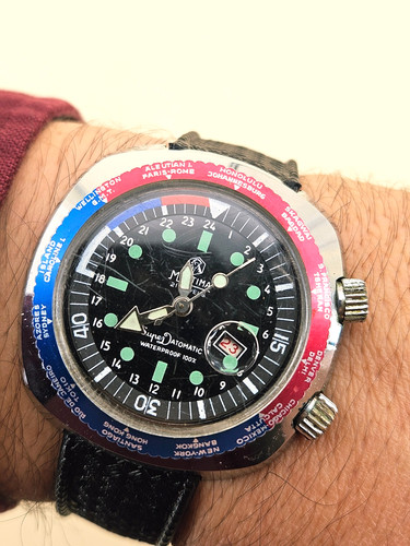 Montre plongée vintage - plongée,